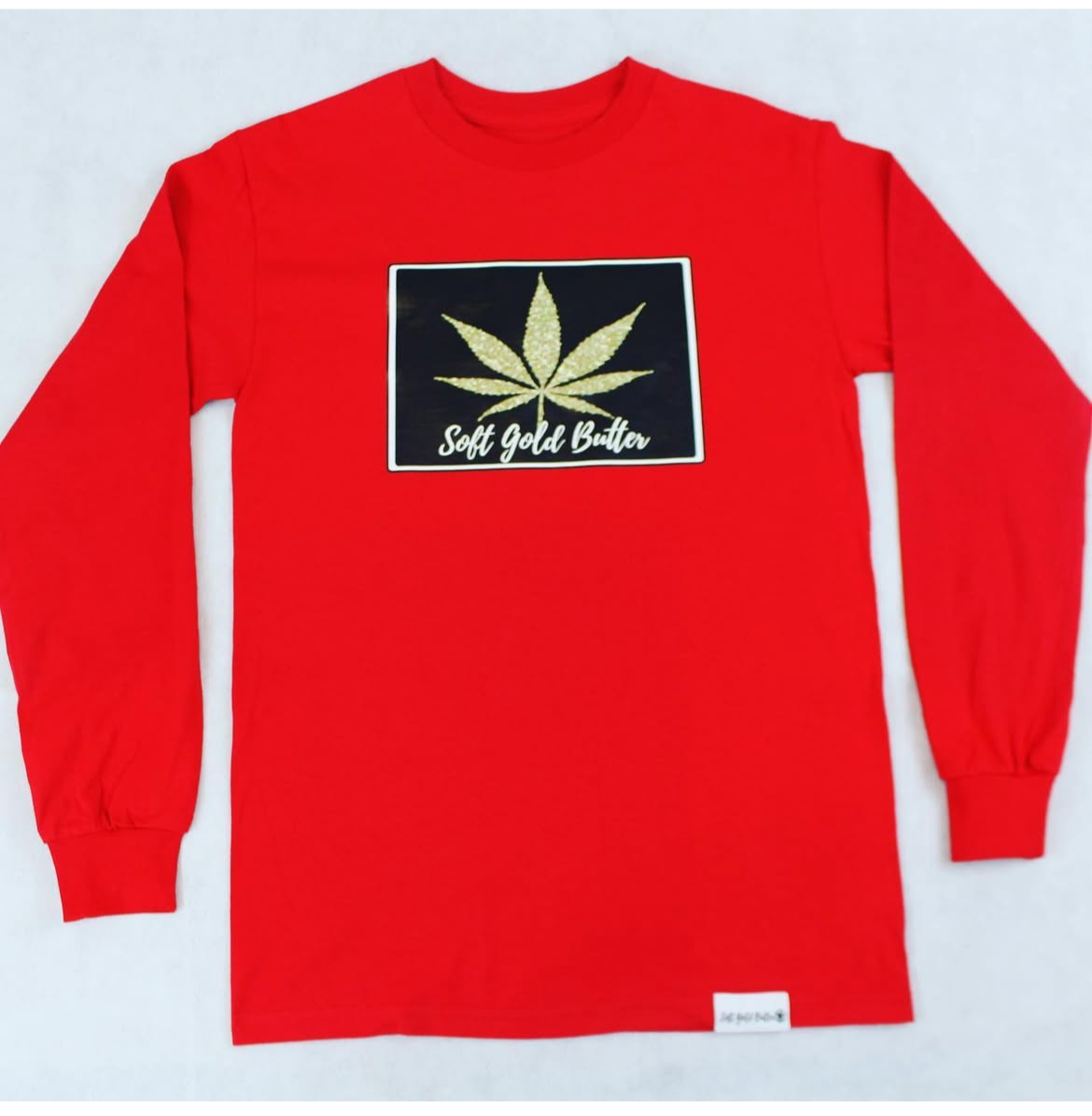 Red Marijuana Leaf Longsleeve