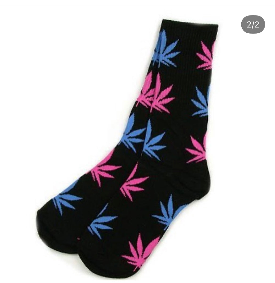 Colorful Marijuana Socks